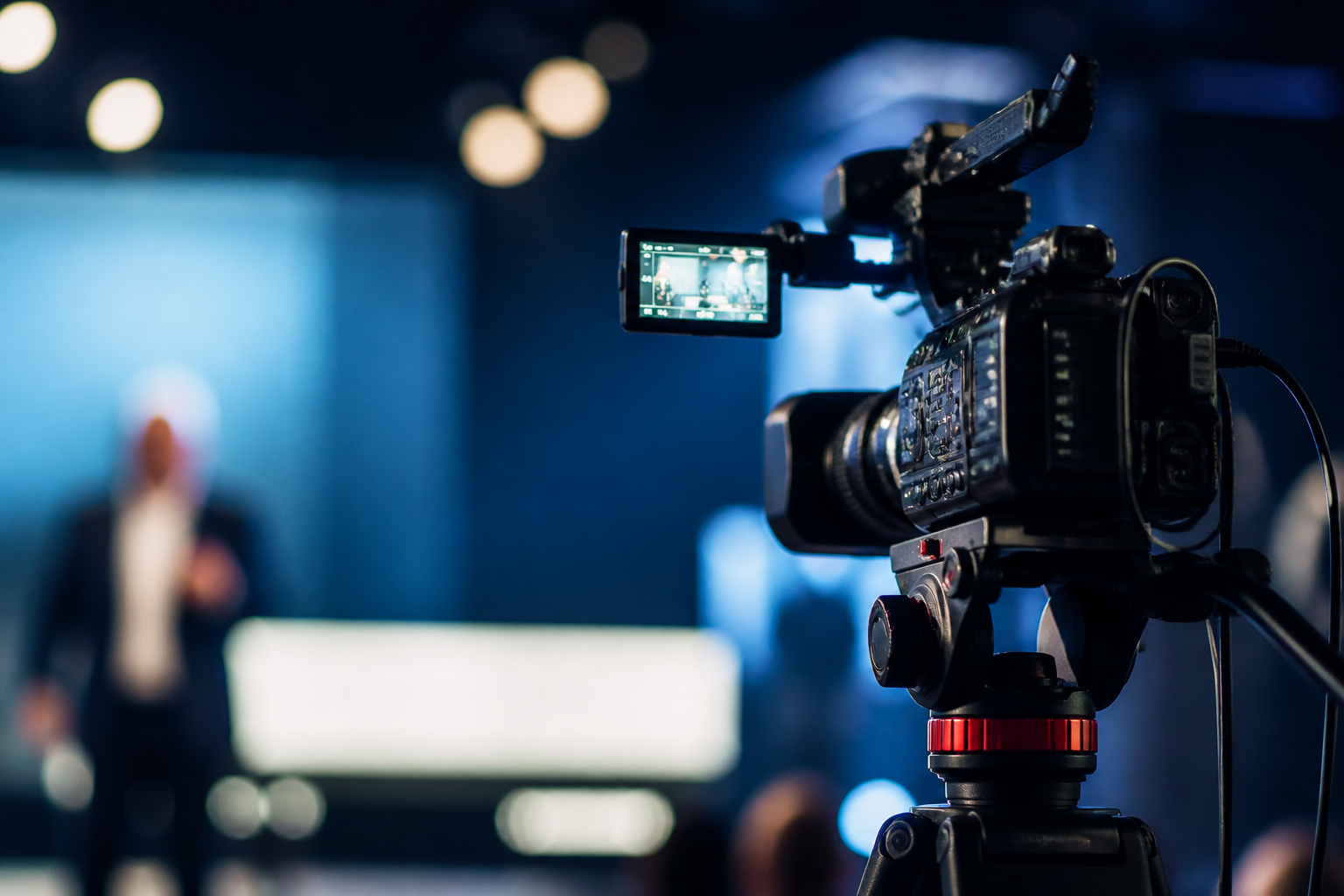 Attrezzatura video professionale per produzione media